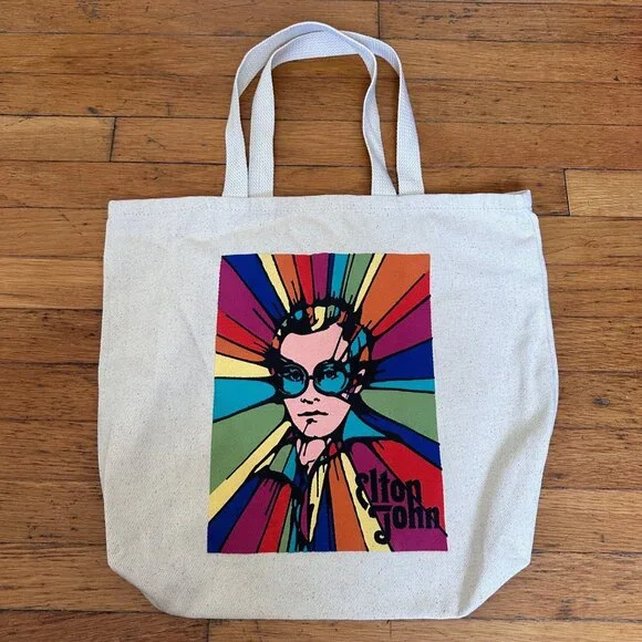 Elton John Rocketman Canvas Tote Medium - Picture 5 of 7